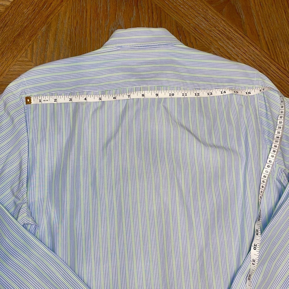 BOSS Hugo Boss Lex Striped Button Down Long Sleeve Formal Shirt Regular Fit - Picture 9 of 10